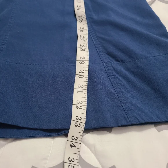 Free People Becca Short Sleeve Mini Dress Blue Size XS - Picture 8 of 9